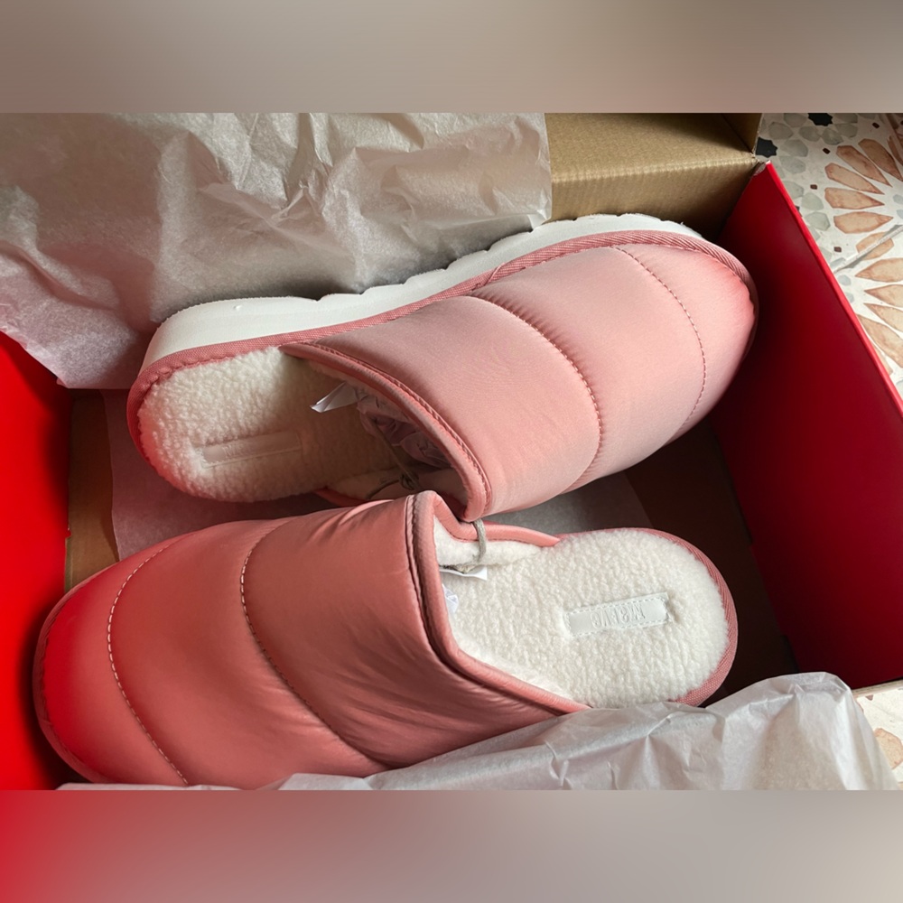 NIB Anthropologie Maeve Puffy Platform Slippers